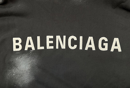 バレンシアガスーパーコピー ロゴ刺繍入り手描きグラフィティパーカー