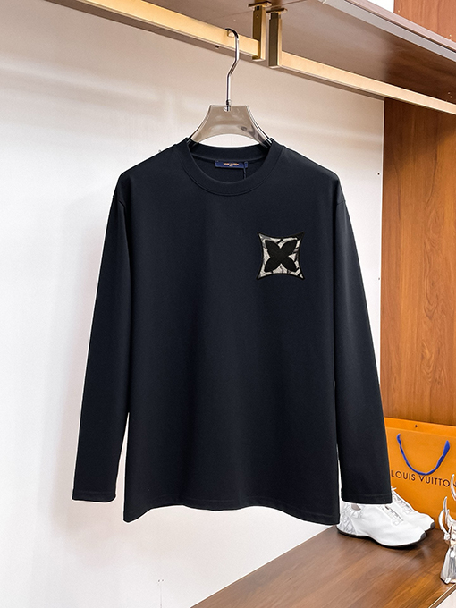ルイヴィトン ファッショナブルなカジュアルベースレイヤー長袖シャツ