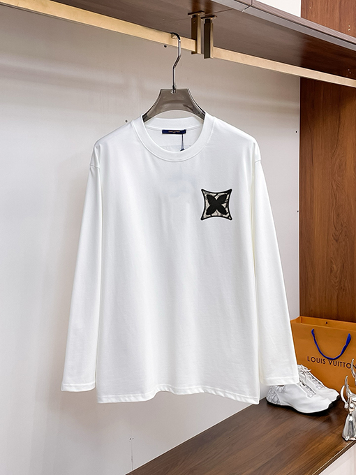 ルイヴィトン ファッショナブルなカジュアルベースレイヤー長袖シャツ