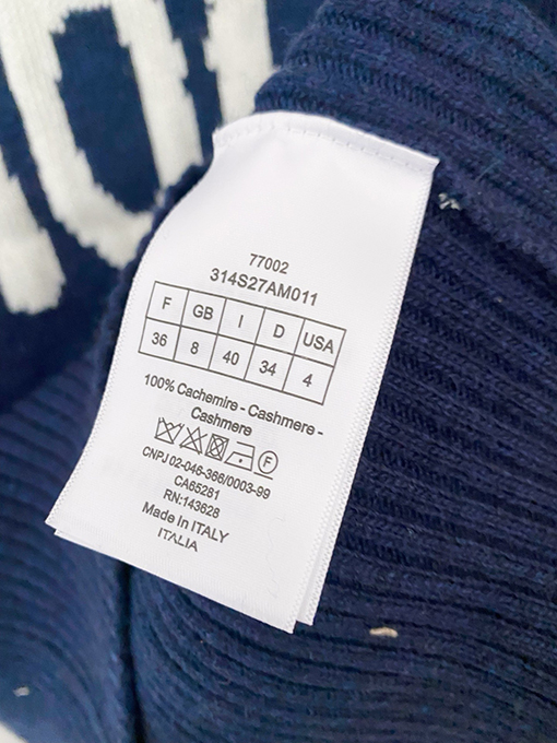 ディオール 新しいレロゴ柄長袖シャツ