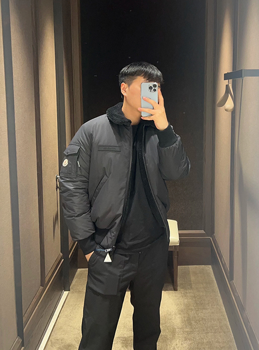 モンクレール 両面テディベアダウンジャケット