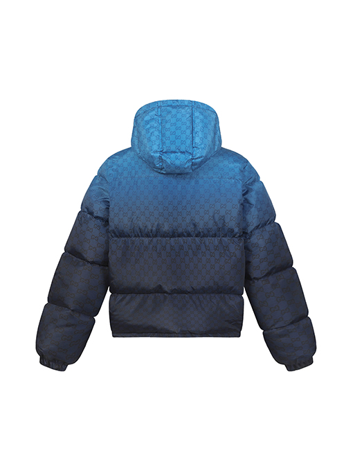 グッチ 新しいグラデーションオールオーバープリントジップアップコットンジャケット