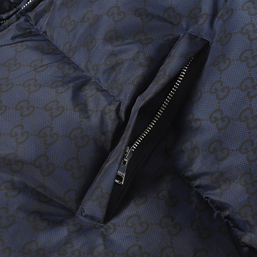 グッチ 新しいグラデーションオールオーバープリントジップアップコットンジャケット