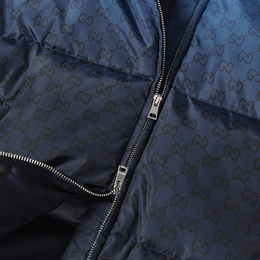 グッチ 新しいグラデーションオールオーバープリントジップアップコットンジャケット