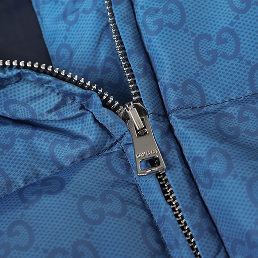 グッチ 新しいグラデーションオールオーバープリントジップアップコットンジャケット