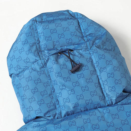 グッチ 新しいグラデーションオールオーバープリントジップアップコットンジャケット