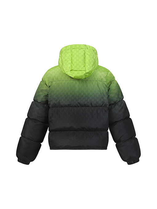 グッチ 新しいグラデーションオールオーバープリントジップアップコットンジャケット