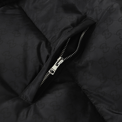 グッチ 新しいグラデーションオールオーバープリントジップアップコットンジャケット