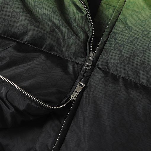 グッチ 新しいグラデーションオールオーバープリントジップアップコットンジャケット