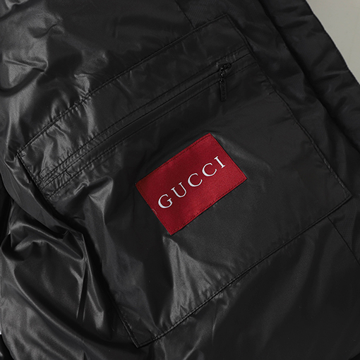 グッチ 新しいグラデーションオールオーバープリントジップアップコットンジャケット