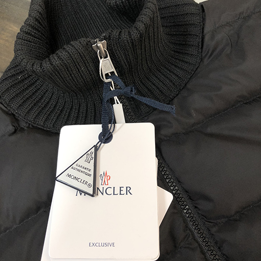 モンクレールスーパーコピー 新作ウールニットパッチワークダウンジャケット