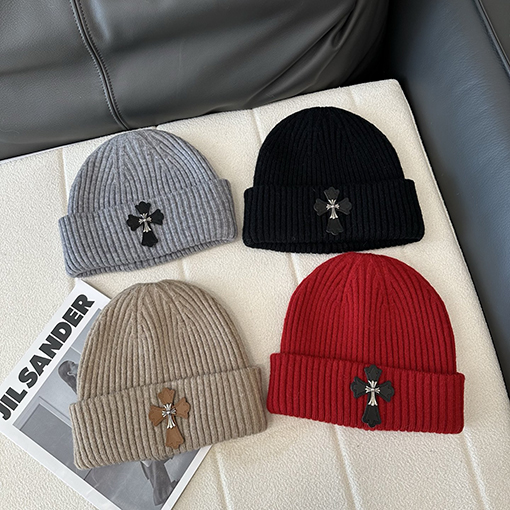 クロムハーツ クロスウールニット帽