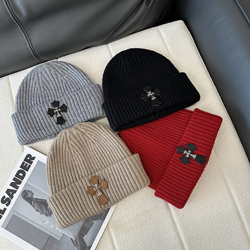 クロムハーツ クロスウールニット帽