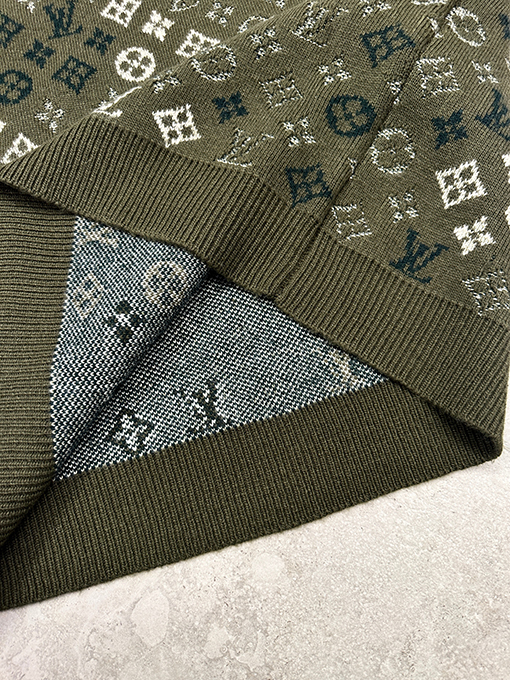 ルイヴィトン モノグラムジャカードクルーネックニットセーター