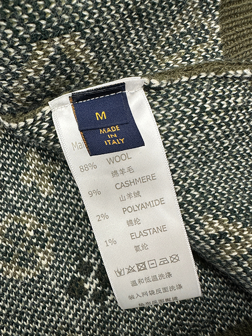 ルイヴィトン モノグラムジャカードクルーネックニットセーター