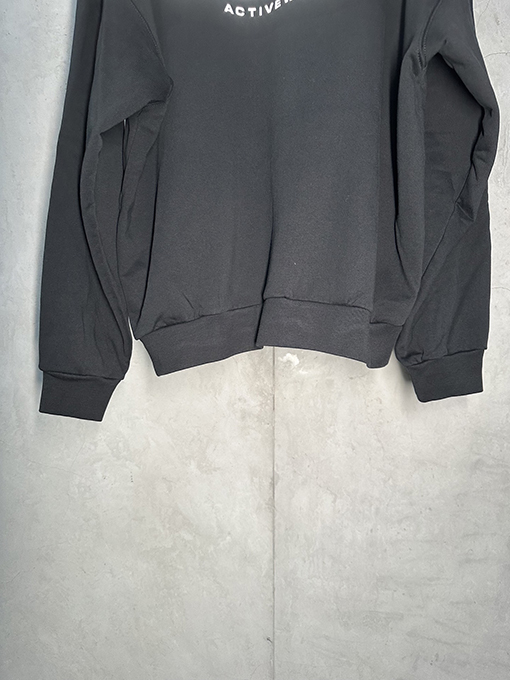 バレンシアガ Balenciaga IBスローガン反射プリントパーカー