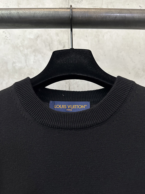 ルイヴィトンコピー グラデーションビーズニットプルオーバー