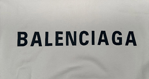 バレンシアガスーパーコピー Balenciaga ドロップショルダー刺繍パーカー