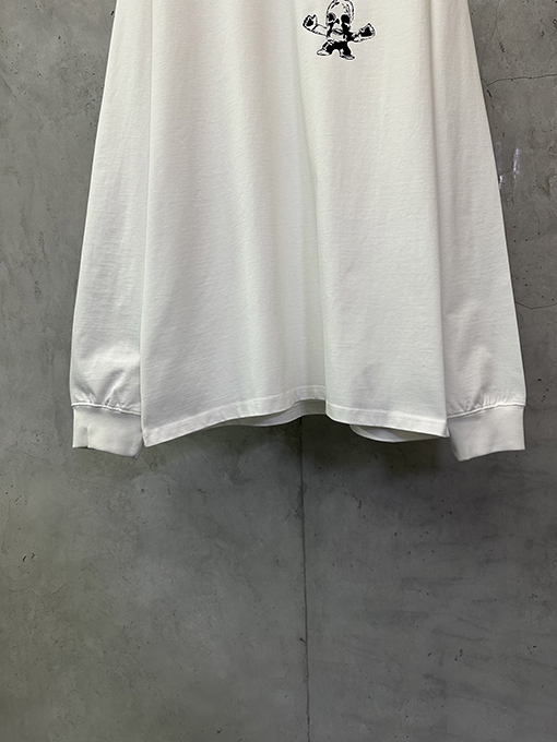 クロムハーツ FOTI システム ブラック&ホワイト ナイングリッド クルーネックロングスリーブシャツ