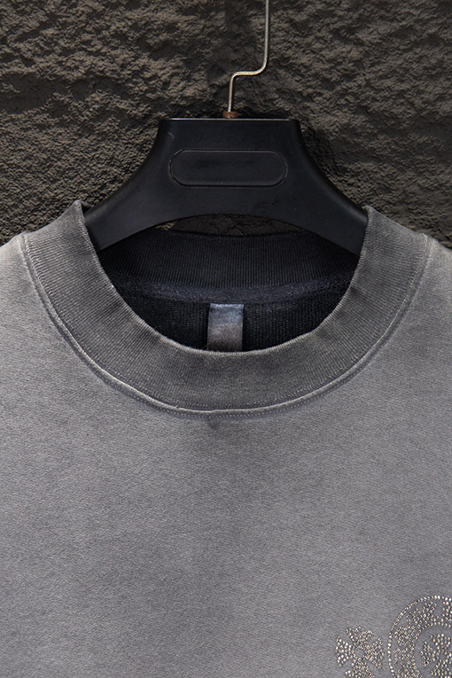 クロムハーツスーパーコピー 新作ラインストーンカラーバーニングパーカー