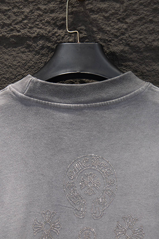 クロムハーツスーパーコピー 新作ラインストーンカラーバーニングパーカー