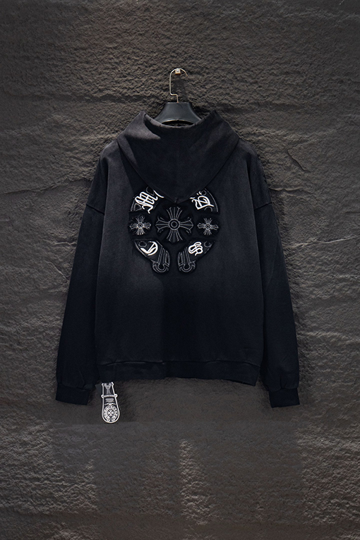 クロムハーツ ディストレストシリーズ パーカー