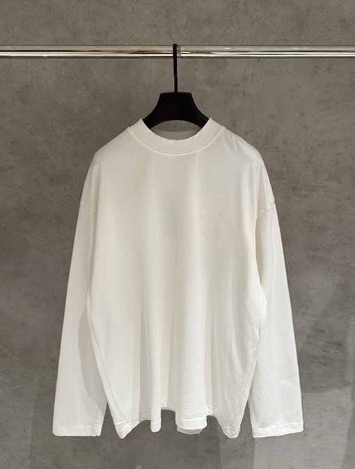 クロムハーツコピー ヘビーウェイト刺繍ロングスリーブスウェットシャツ