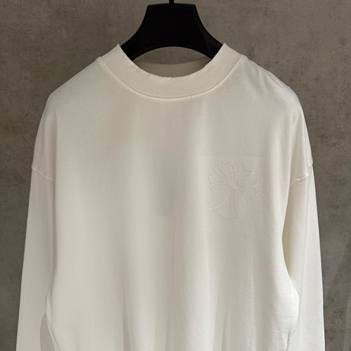 クロムハーツコピー ヘビーウェイト刺繍ロングスリーブスウェットシャツ