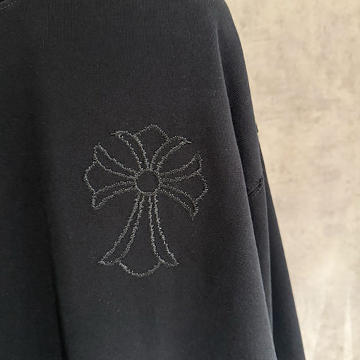 クロムハーツコピー ヘビーウェイト刺繍ロングスリーブスウェットシャツ