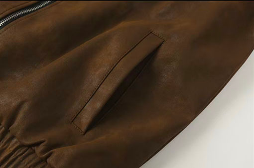 クロムハーツ ランウェイスタイルのスエードジャケット