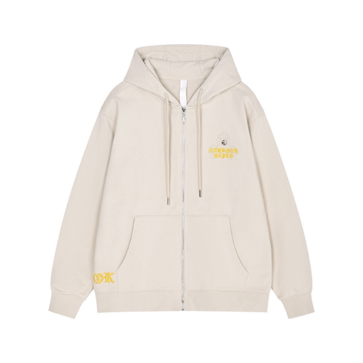 クロムハーツ 新作ウォッシュフローラルアップリケ刺繍 カーディガン スウェットシャツ