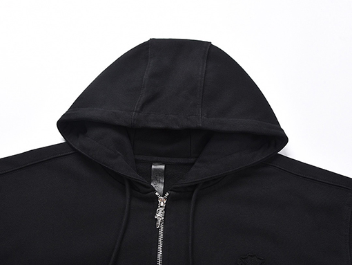 クロムハーツ 新作ウォッシュフローラルアップリケ刺繍 カーディガン スウェットシャツ