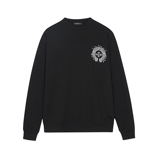 クロムハーツスーパーコピー 新しいクロスステッチハードウェアの長袖スウェットシャツ