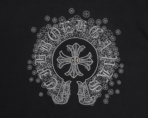 クロムハーツスーパーコピー 新しいクロスステッチハードウェアの長袖スウェットシャツ