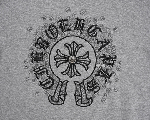 クロムハーツスーパーコピー 新しいクロスステッチハードウェアの長袖スウェットシャツ