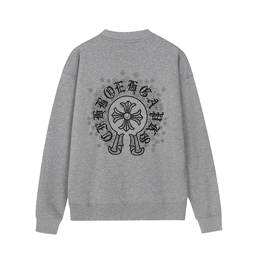 クロムハーツスーパーコピー 新しいクロスステッチハードウェアの長袖スウェットシャツ