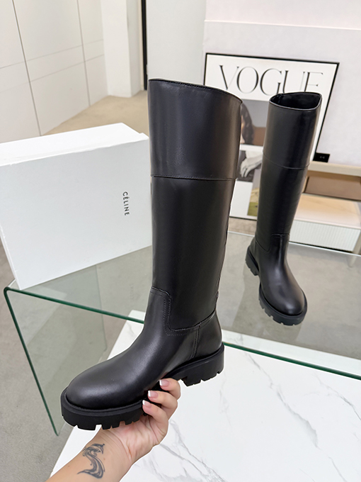 セリーヌコピー 新しいスリップオン乗馬ブーツ