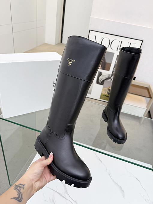 セリーヌコピー 新しいスリップオン乗馬ブーツ