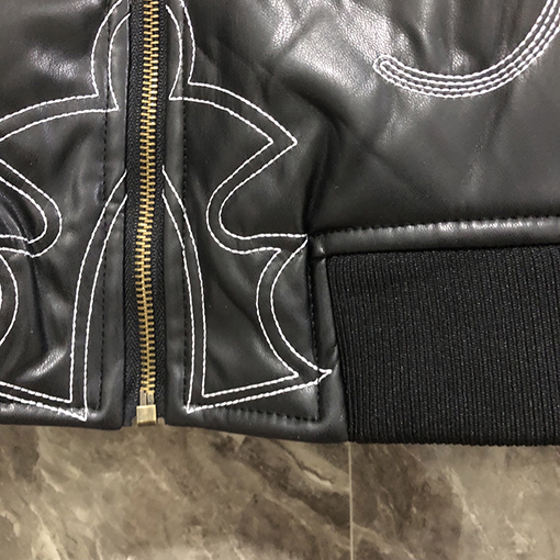 ルイヴィトン LV ファレルウィリアムズ限定刺繍レザーボンバージャケット