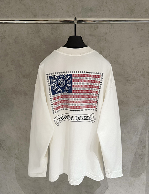 クロムハーツスーパーコピー 人気のヘビーウェイト長袖スウェットシャツ