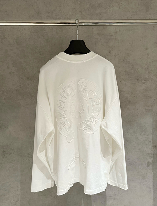 クロムハーツコピー クラシックな長袖刺繍スウェットシャツ