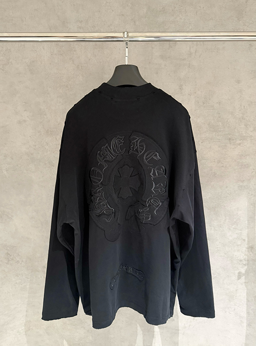 クロムハーツコピー クラシックな長袖刺繍スウェットシャツ