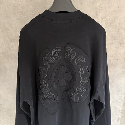 クロムハーツコピー クラシックな長袖刺繍スウェットシャツ