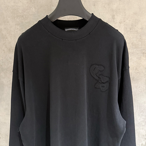 クロムハーツコピー クラシックな長袖刺繍スウェットシャツ
