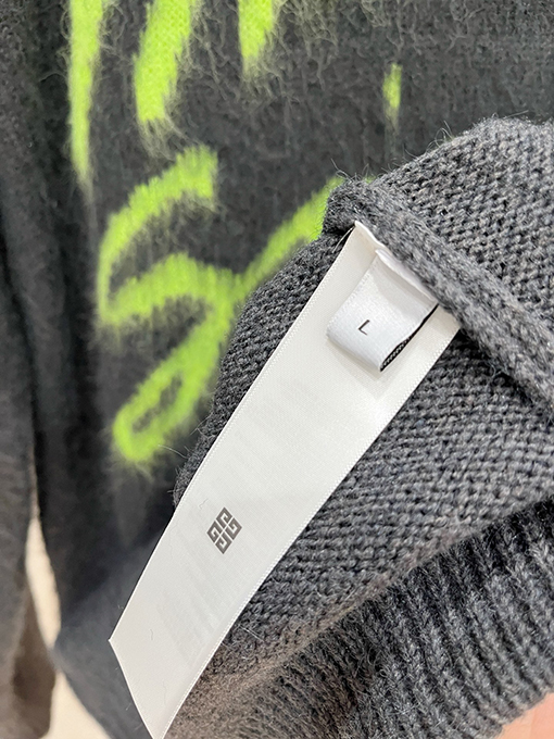 ジバンシイ ジャカードニットセーター