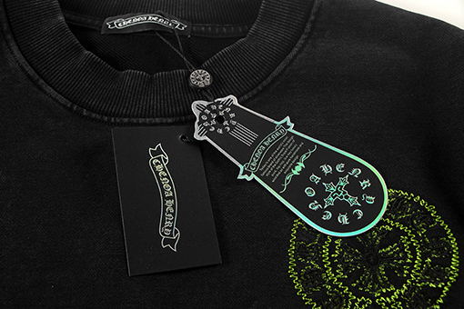 クロムハーツコピー 高品質のヘビーデューティー刺繍入りテリースウェットシャツ