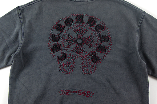 クロムハーツコピー 高品質のヘビーデューティー刺繍入りテリースウェットシャツ