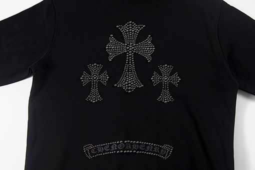 クロムハーツスーパーコピー 高品質のテリークロスのフード付きジップアップスウェットシャツ