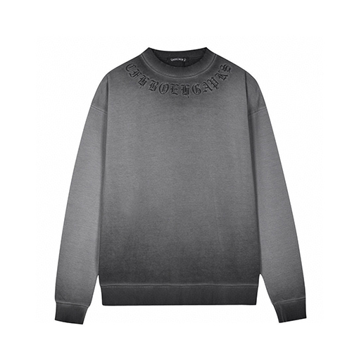 クロムハーツ 新しいヘビーデューティーアップリケ刺繍スウェットシャツ