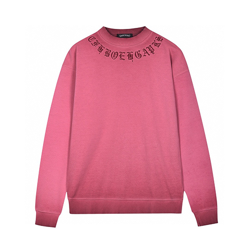 クロムハーツ 新しいヘビーデューティーアップリケ刺繍スウェットシャツ